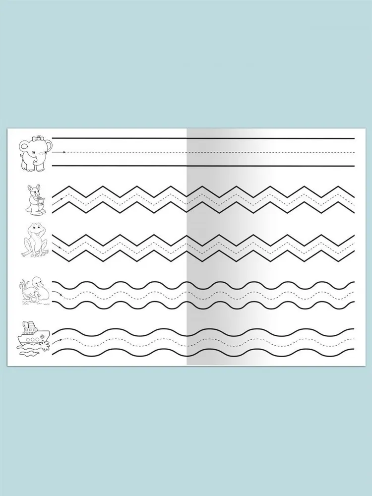 For kindergarten. Copybooks. We trace and draw correctly — photo 2