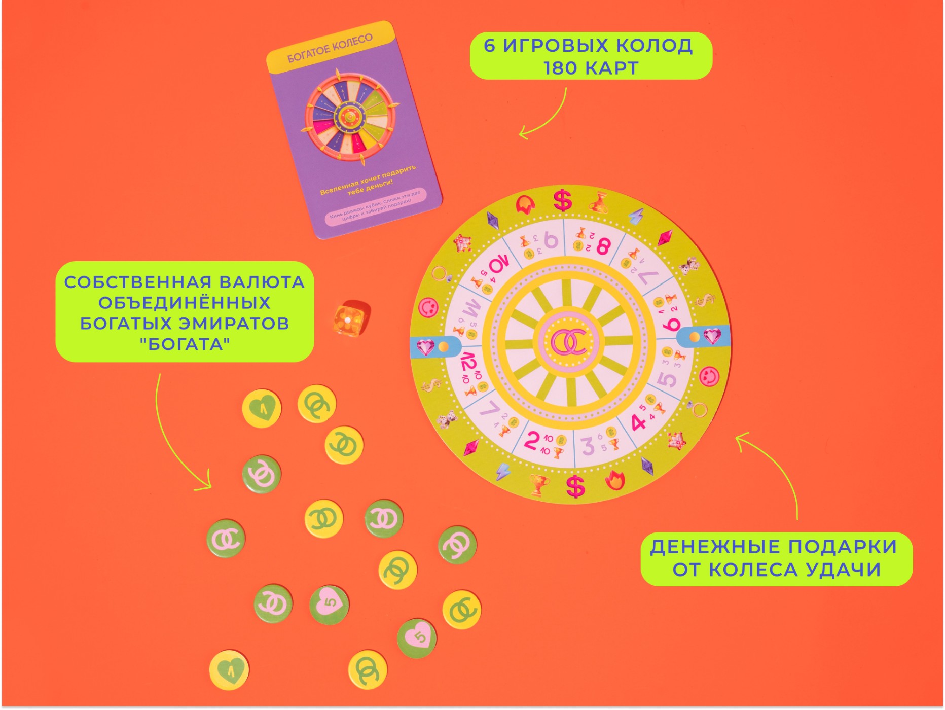 Board game - Rich people by Oxana Samoylova