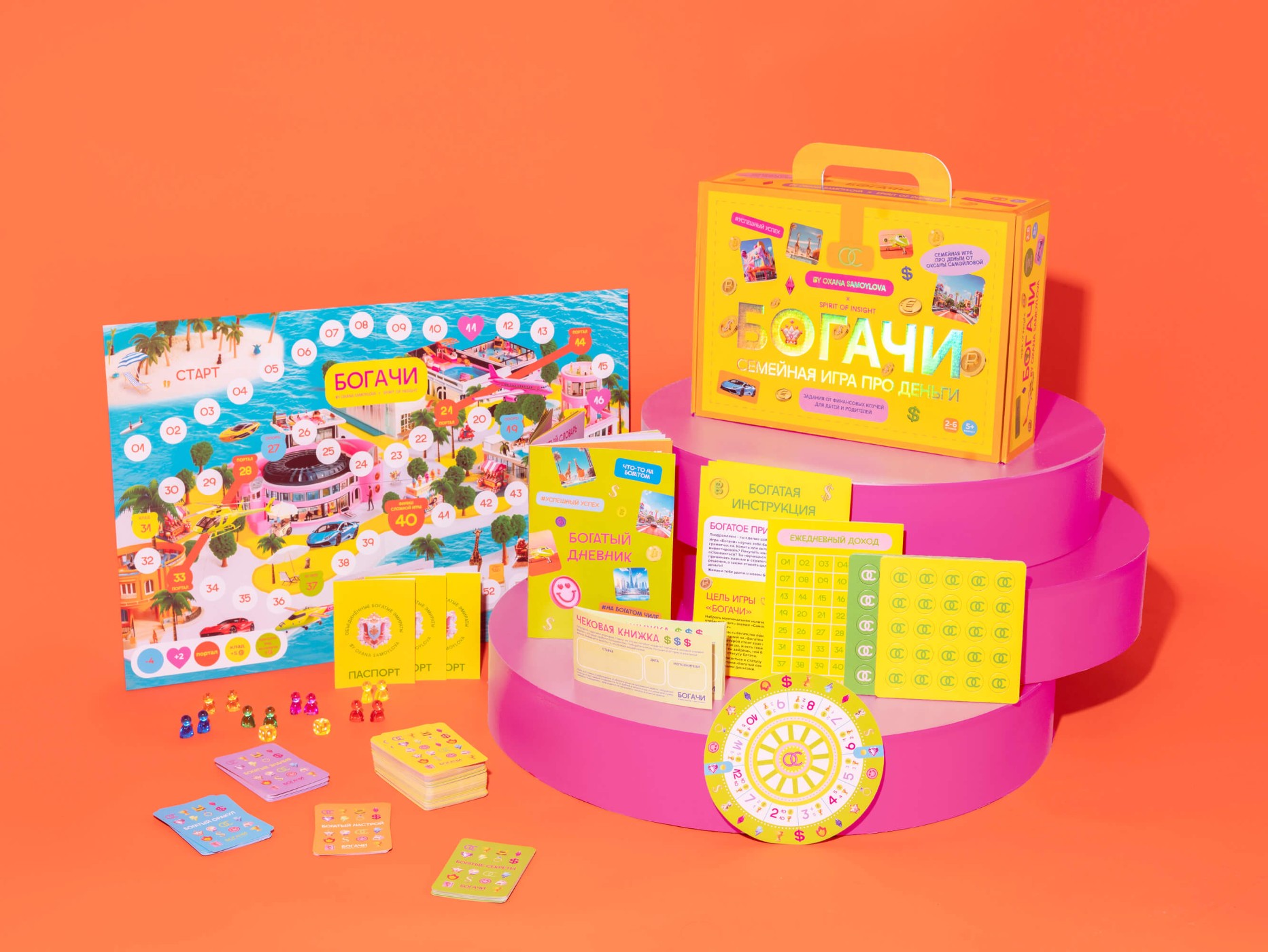 Board game - Rich people by Oxana Samoylova