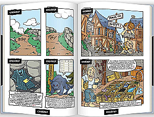 Komiškas žaidimas Riterių legenda. Likimo žinia