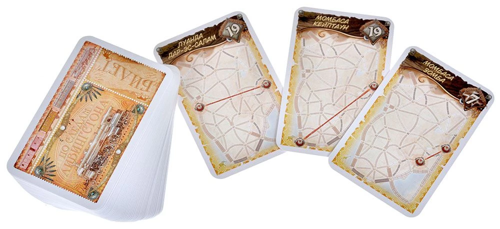 Stalo žaidimas - Ticket to Ride. Afrikos širdis (papildymas)
