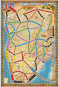 Stalo žaidimas - Ticket to Ride. Afrikos širdis (papildymas)