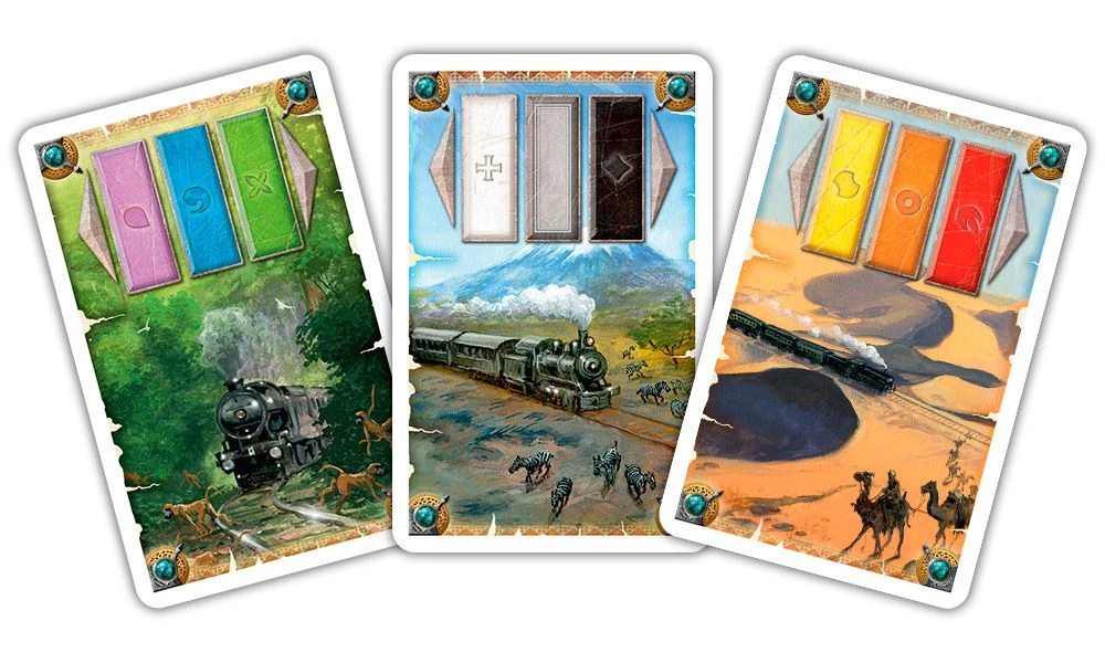 Stalo žaidimas - Ticket to Ride. Afrikos širdis (papildymas)