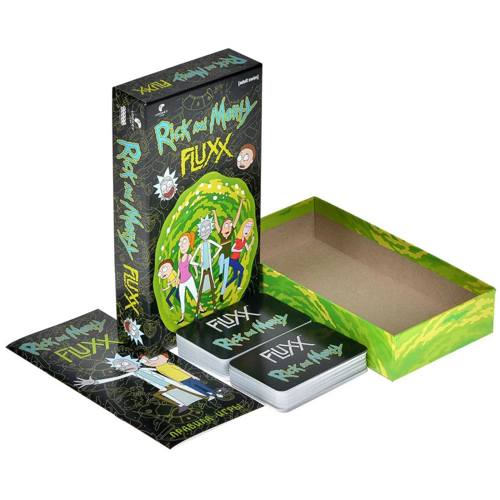 Brettspiel - Fluxx. Rick und Morty