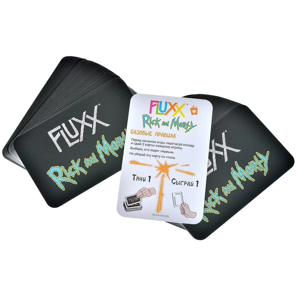 Brettspiel - Fluxx. Rick und Morty