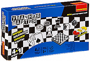 Mängud 4 ühes Kabe. Male. Backgammon. Kaardid