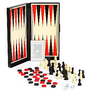 Mängud 4 ühes Kabe. Male. Backgammon. Kaardid