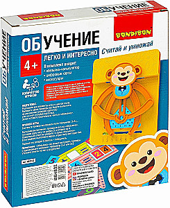 Настольная игра Bondibon Считай и умножай», обезьянка