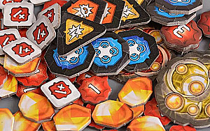 Stalo žaidimas KeyForge. Worlds Collide. Deluxe Archon Deck