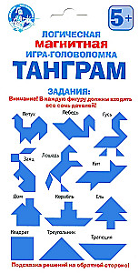 Logical Magnetic Puzzle Game - Tangram
