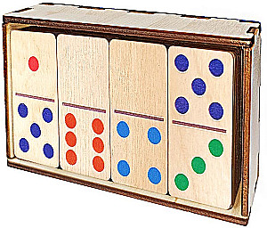 Wooden Domino - Colored