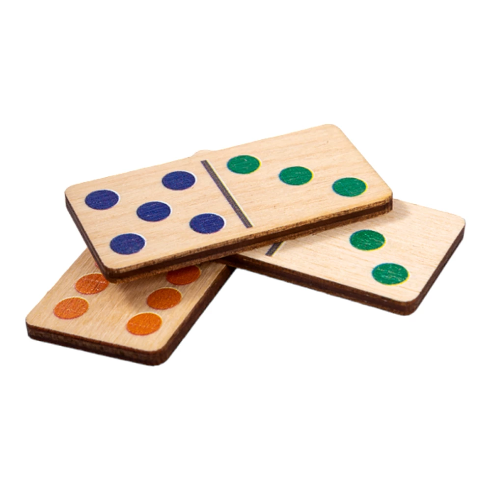 Wooden Domino - Colored