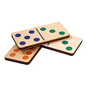Wooden Domino - Colored