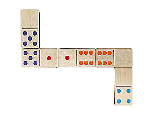 Wooden Domino - Colored