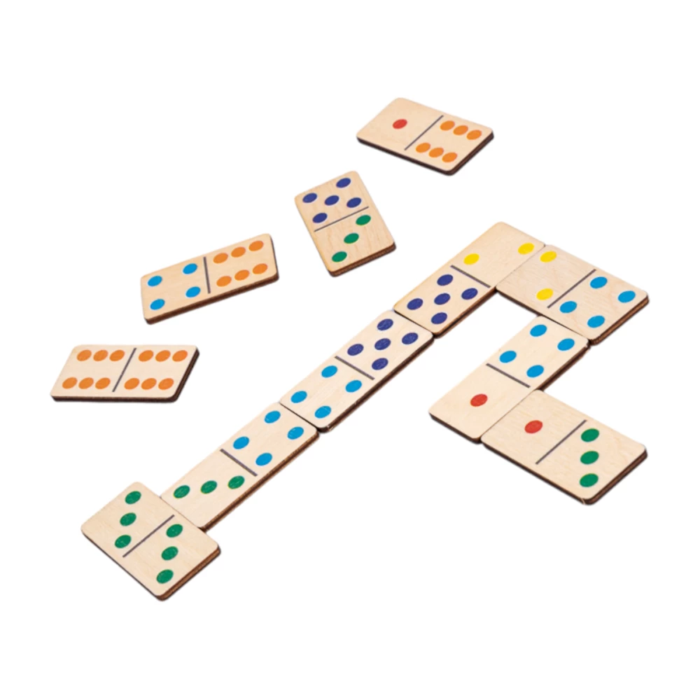 Wooden Domino - Colored