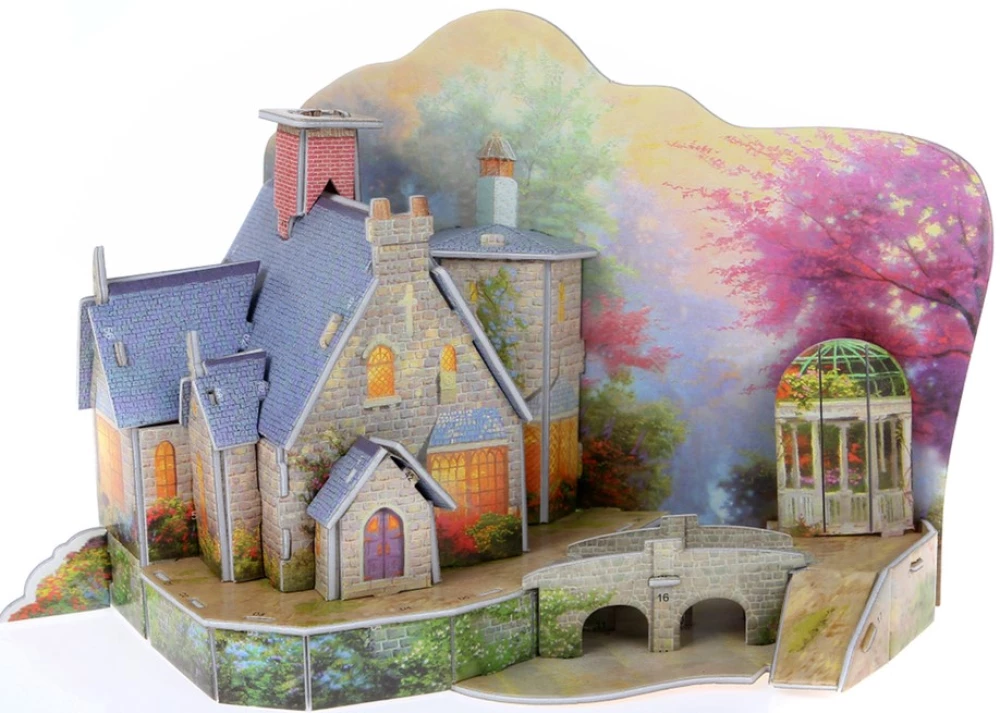 Foam Puzzle - Warm House, 3D