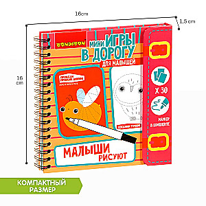 Kompaktes Lernspiel für unterwegs Kids Draw“