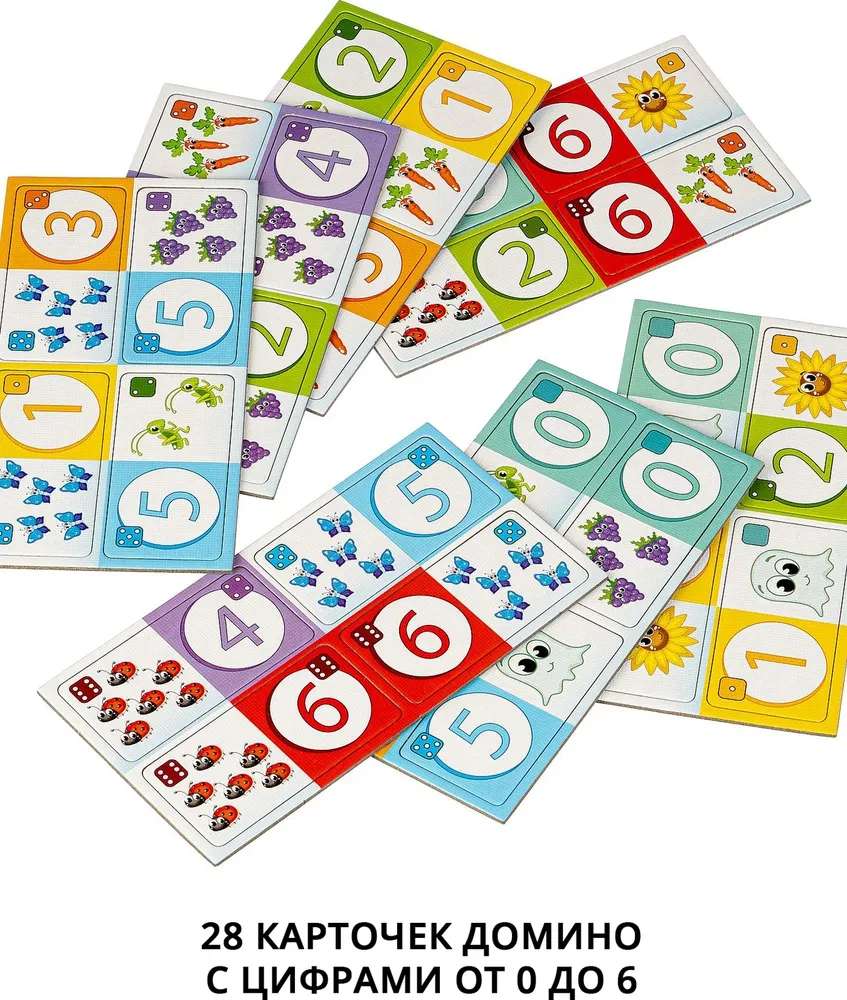 Lauamäng Domino. Numbrid