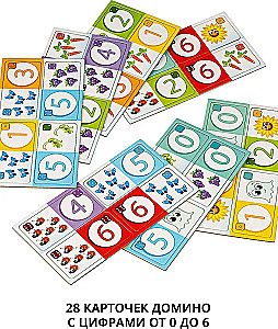 Lauamäng Domino. Numbrid