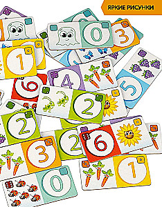 Lauamäng Domino. Numbrid