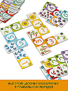 Lauamäng Domino. Numbrid