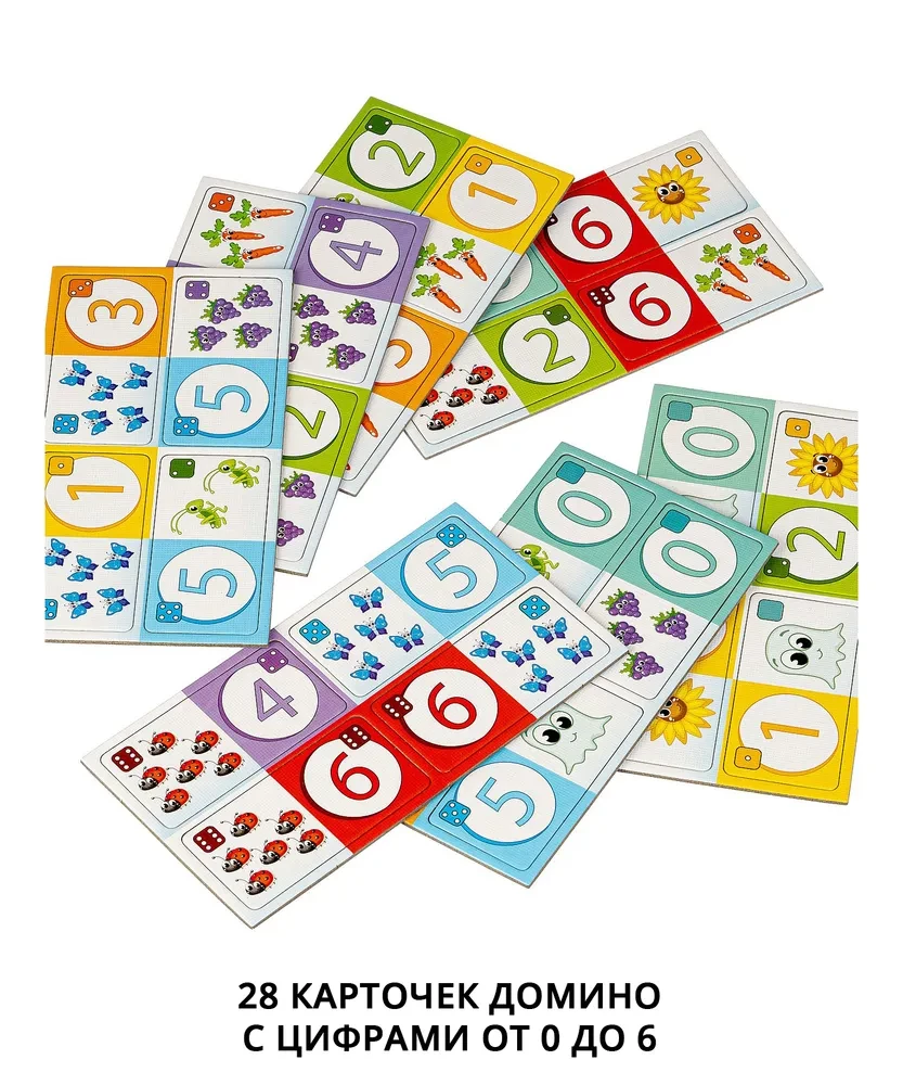 Lauamäng Domino. Numbrid