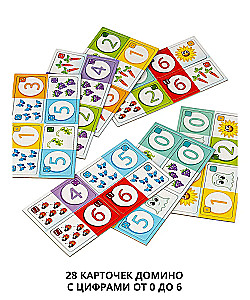 Lauamäng Domino. Numbrid