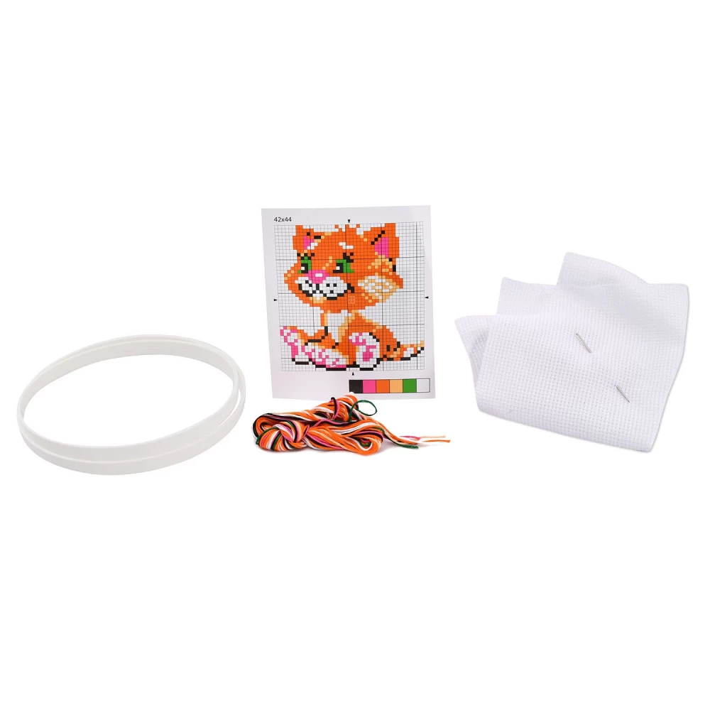 Cross Stitch Kit - Kitten