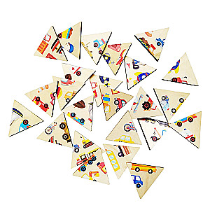Wooden Puzzle - Transport Hexagon