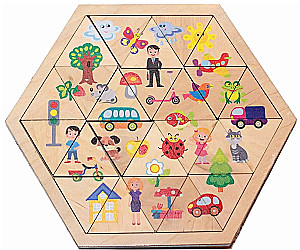 Puzzle drewniane - Świat wokół