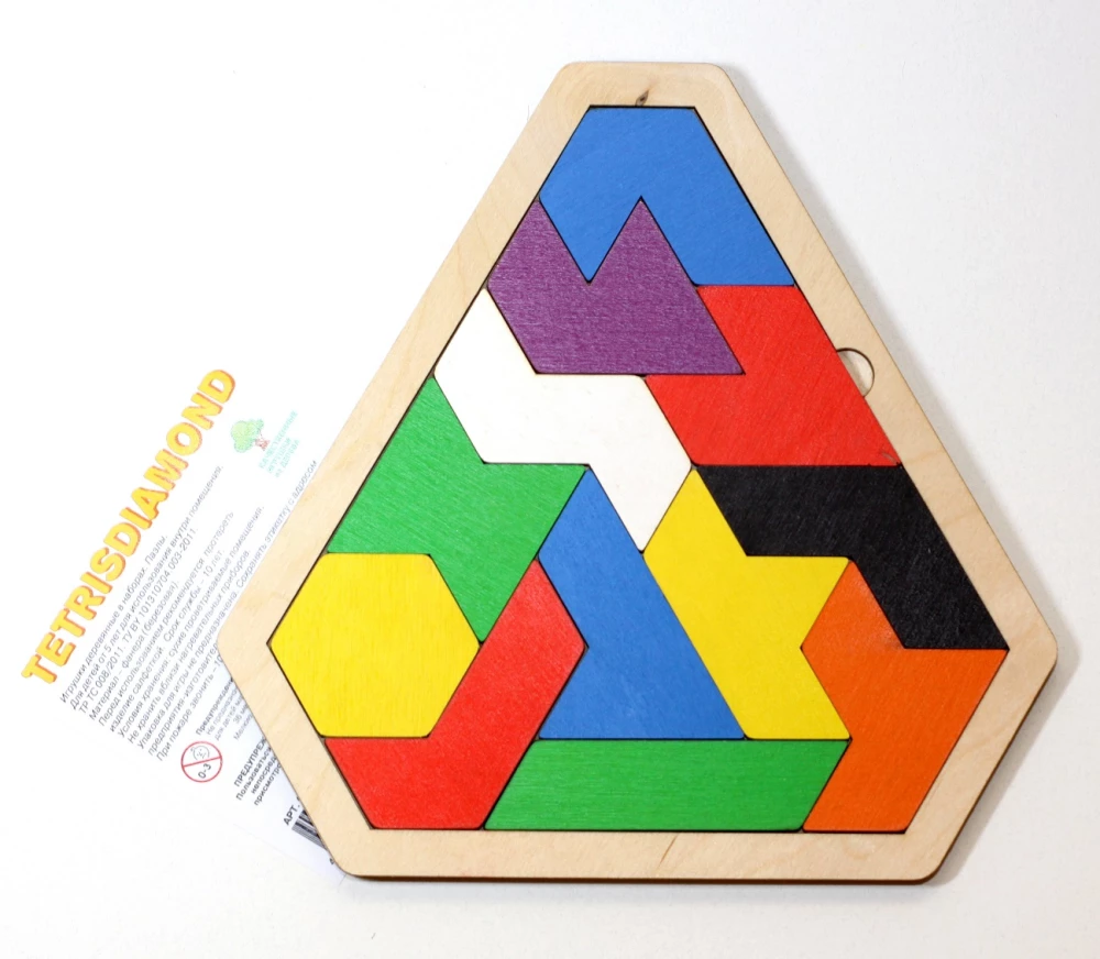 Wooden Puzzle Tetrisdiamond
