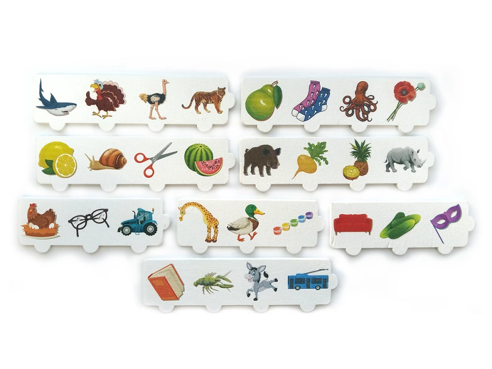 Wooden Puzzle - Collect and Read