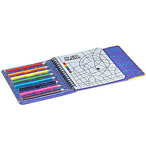 Compact educational games for the road Coloring puzzles