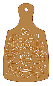 Wood Painting Set - Owl