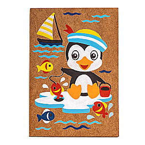 Wood Painting Set - Penguin
