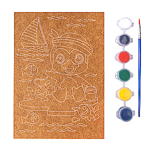 Wood Painting Set - Penguin