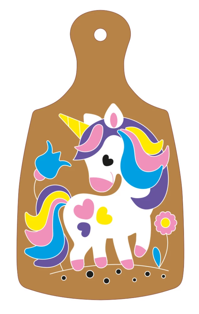 Wood Painting Set - Unicorn