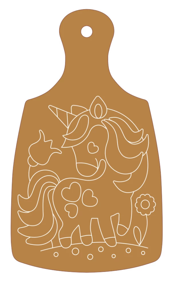 Wood Painting Set - Unicorn