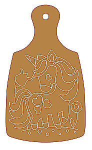 Wood Painting Set - Unicorn