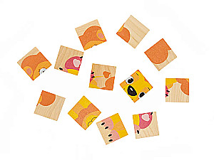 Wooden puzzles for toddlers Lion Cub. 12 pieces
