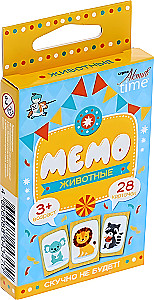 Memo Board Game. Animals