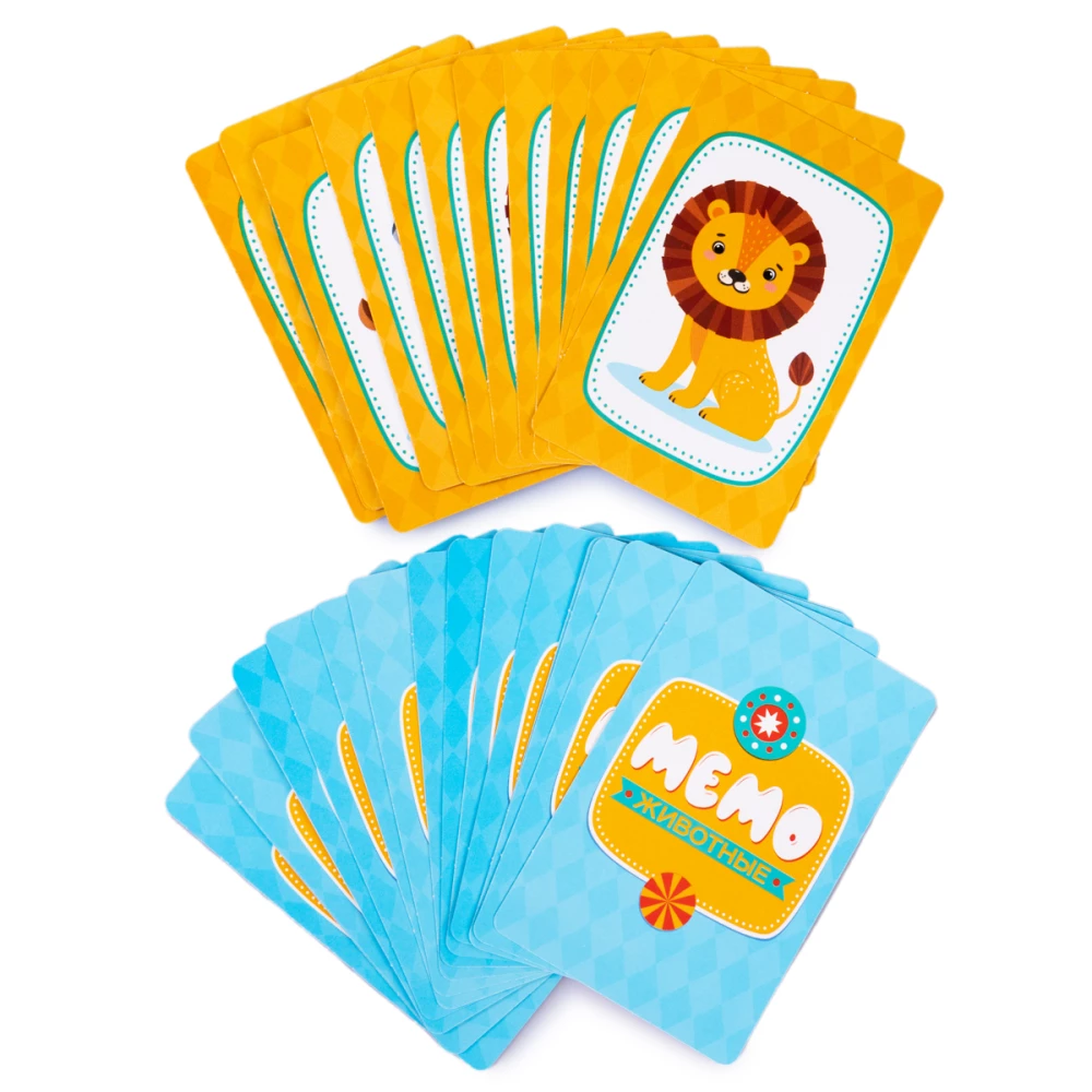 Memo Board Game. Animals