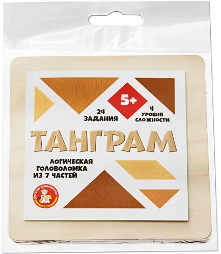 Koka puzle spēle - Tangram