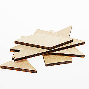 Gra układanka drewniana - Tangram