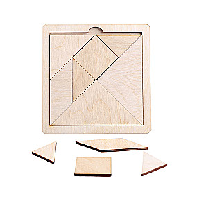 Gra układanka drewniana - Tangram