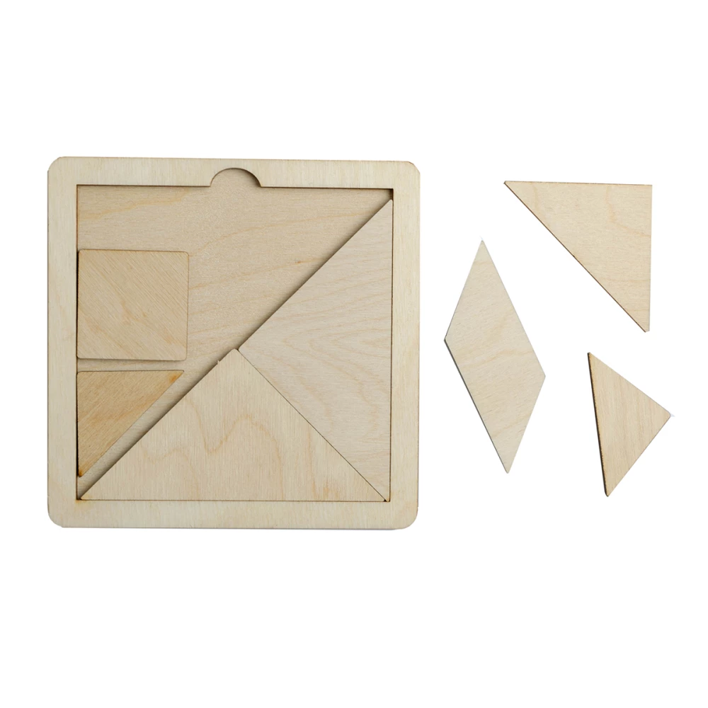 Gra układanka drewniana - Tangram