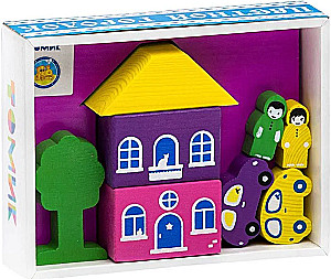 Constructor Colorful Town. Purple