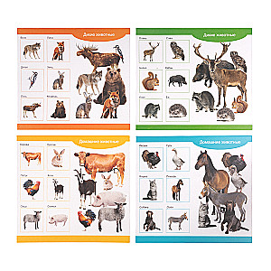 Wooden Lotto Domestic and Wild Animals
