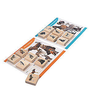 Wooden Lotto Domestic and Wild Animals