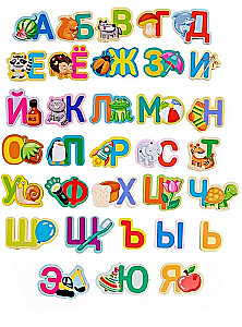 Игра развивающая - Азбука деревянная в картинках